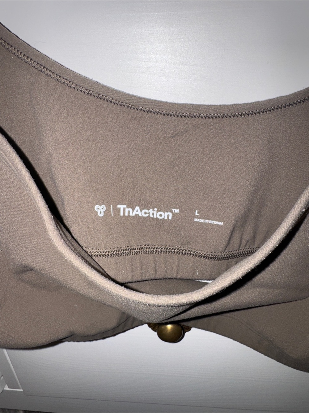 TNA Brown Sports Bralette - Picture 2 of 3